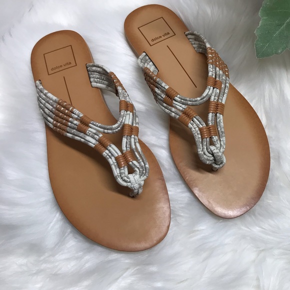 Dolce Vita Shoes - 💗 Dolce Vita 💗 Genuine Leather Flip Flops NWT